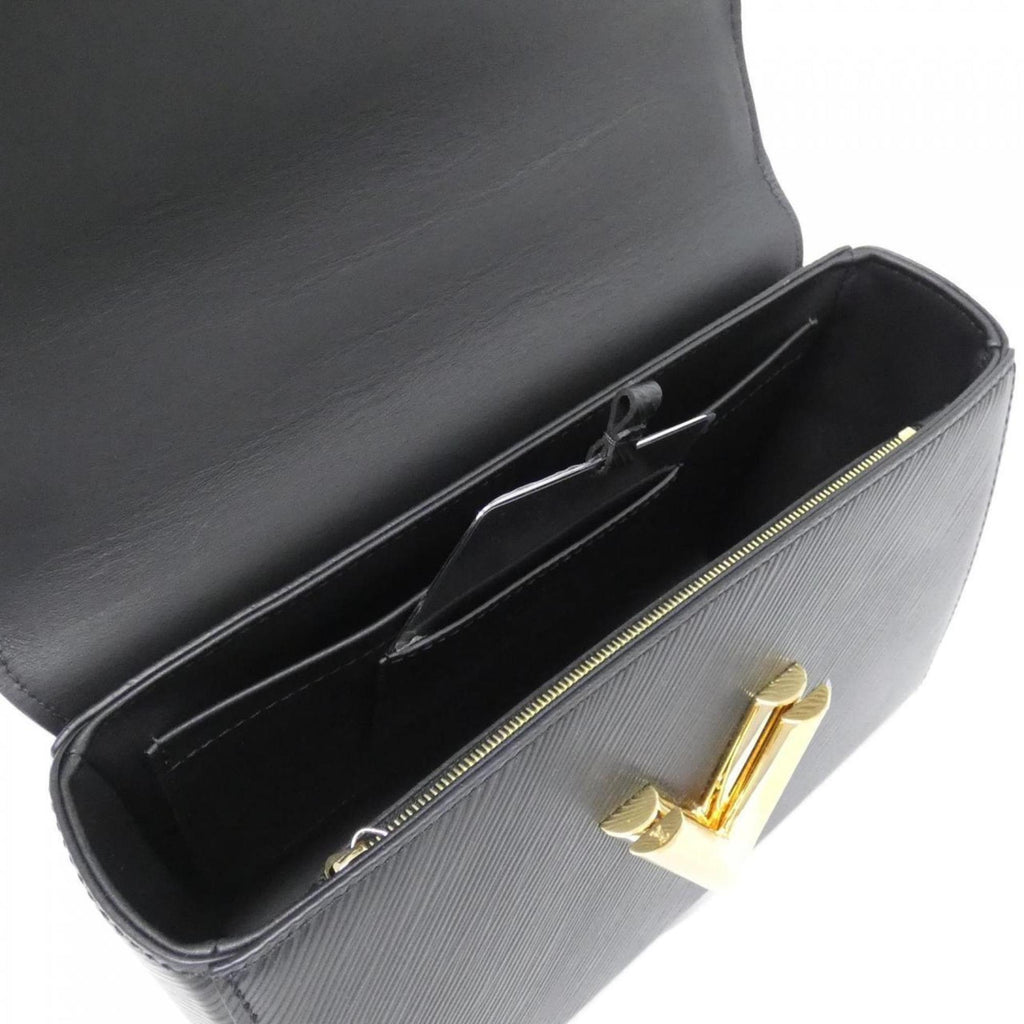 Louis Vuitton Black Leather Shoulder Bag