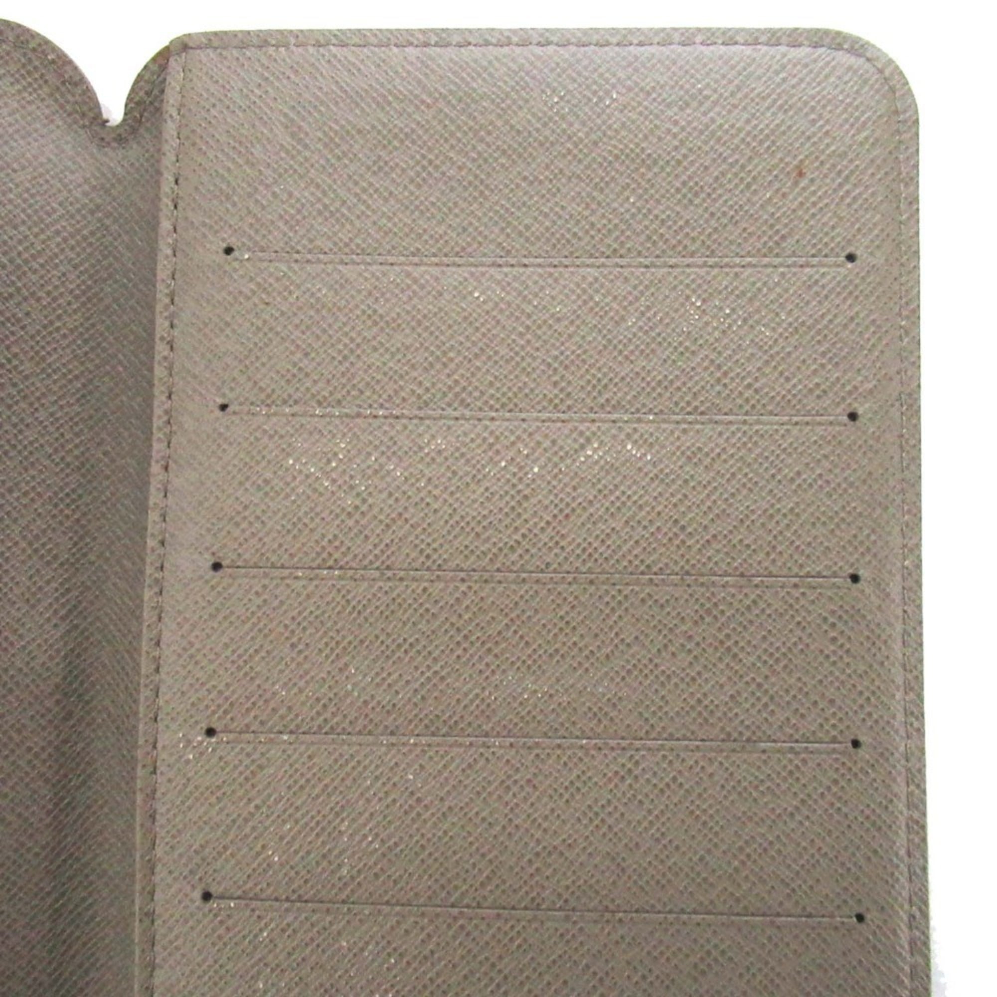 Louis Vuitton Khaki Leather Long Wallet