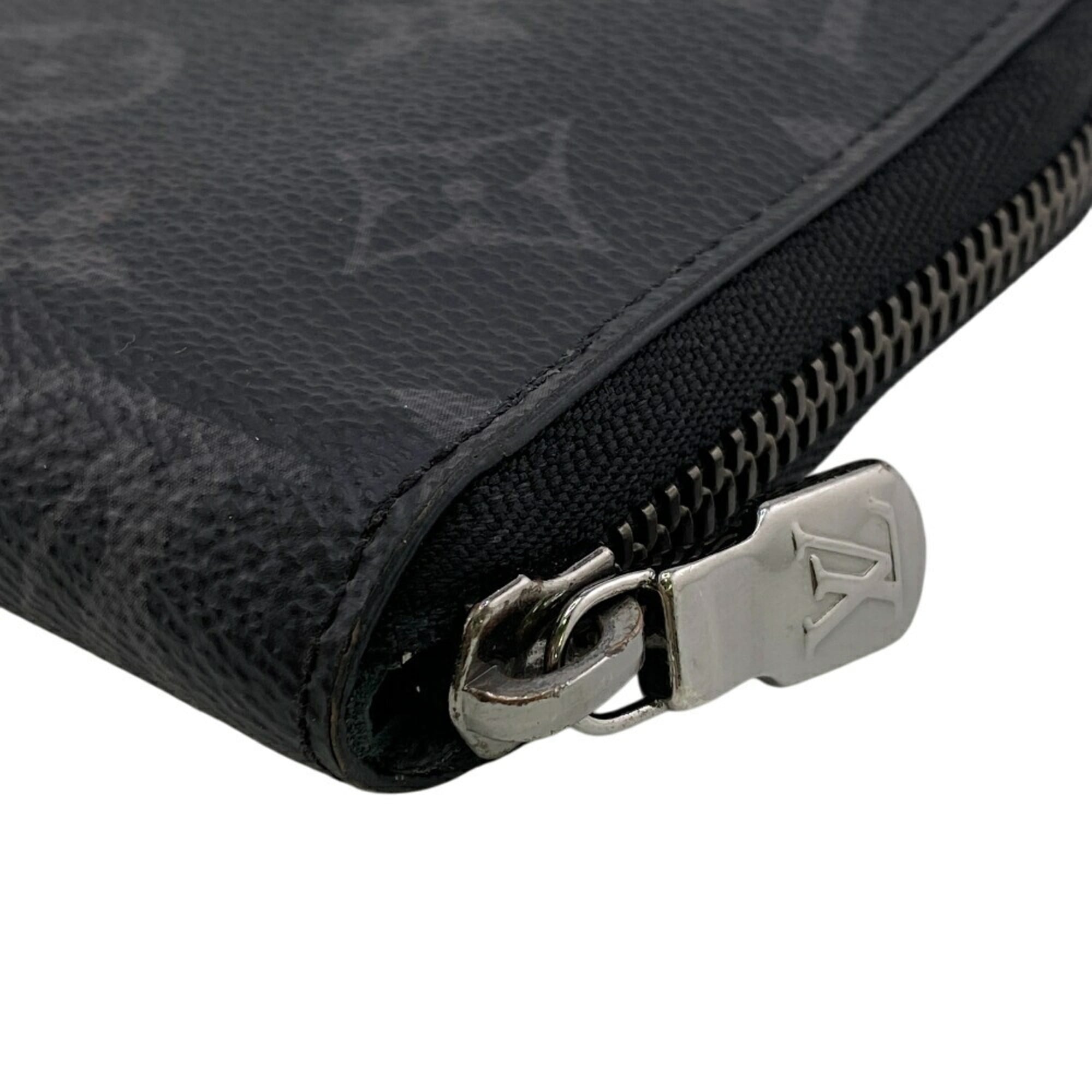 Louis Vuitton Black Leather Long Wallet