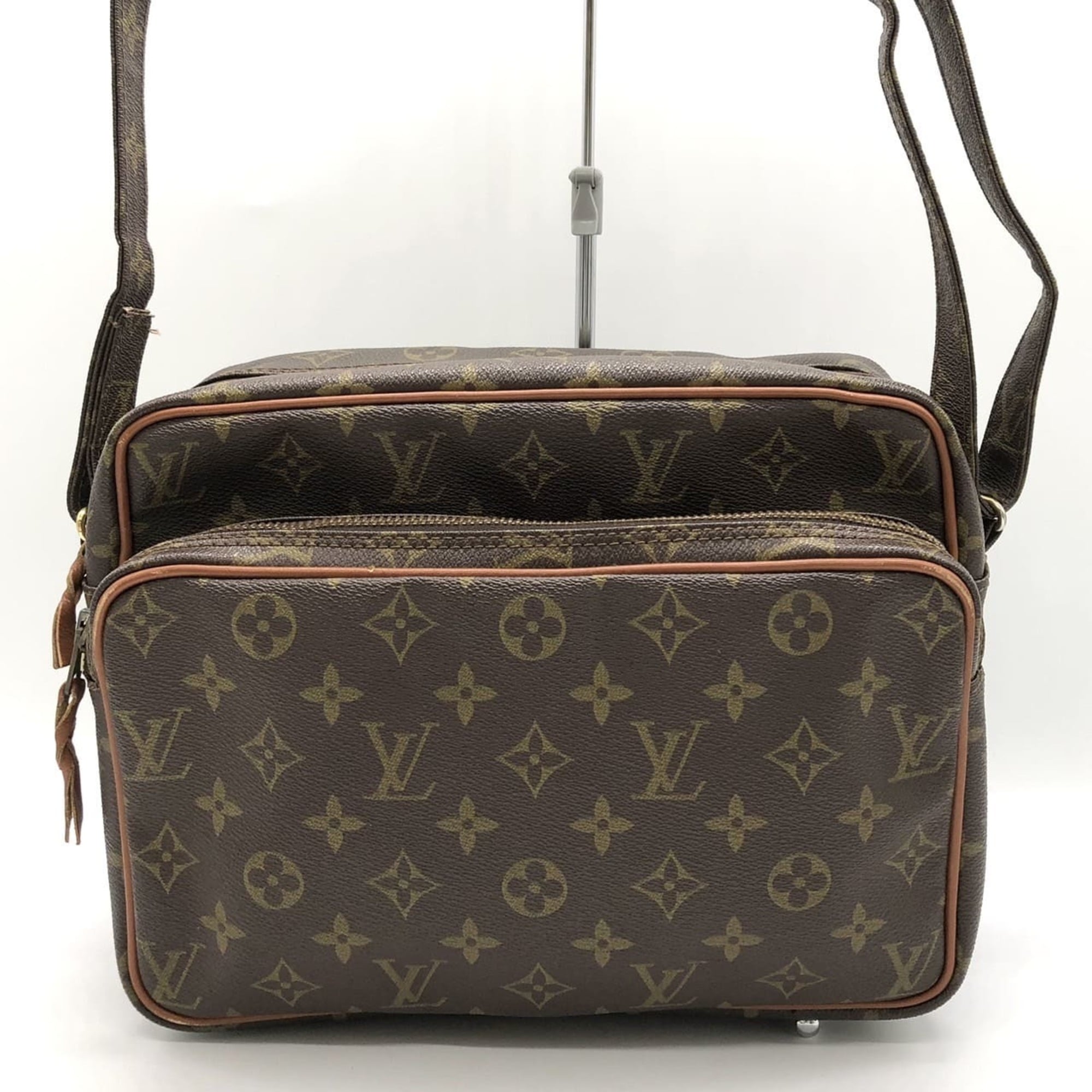 Louis Vuitton Brown Monogram Canvas Shoulder Bag