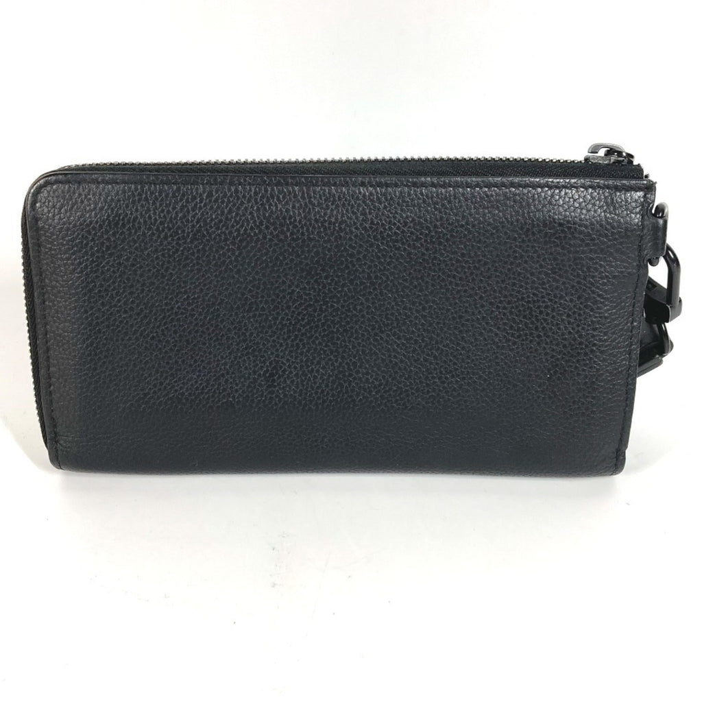Louis Vuitton Black Noir Leather Long Bill Wallet