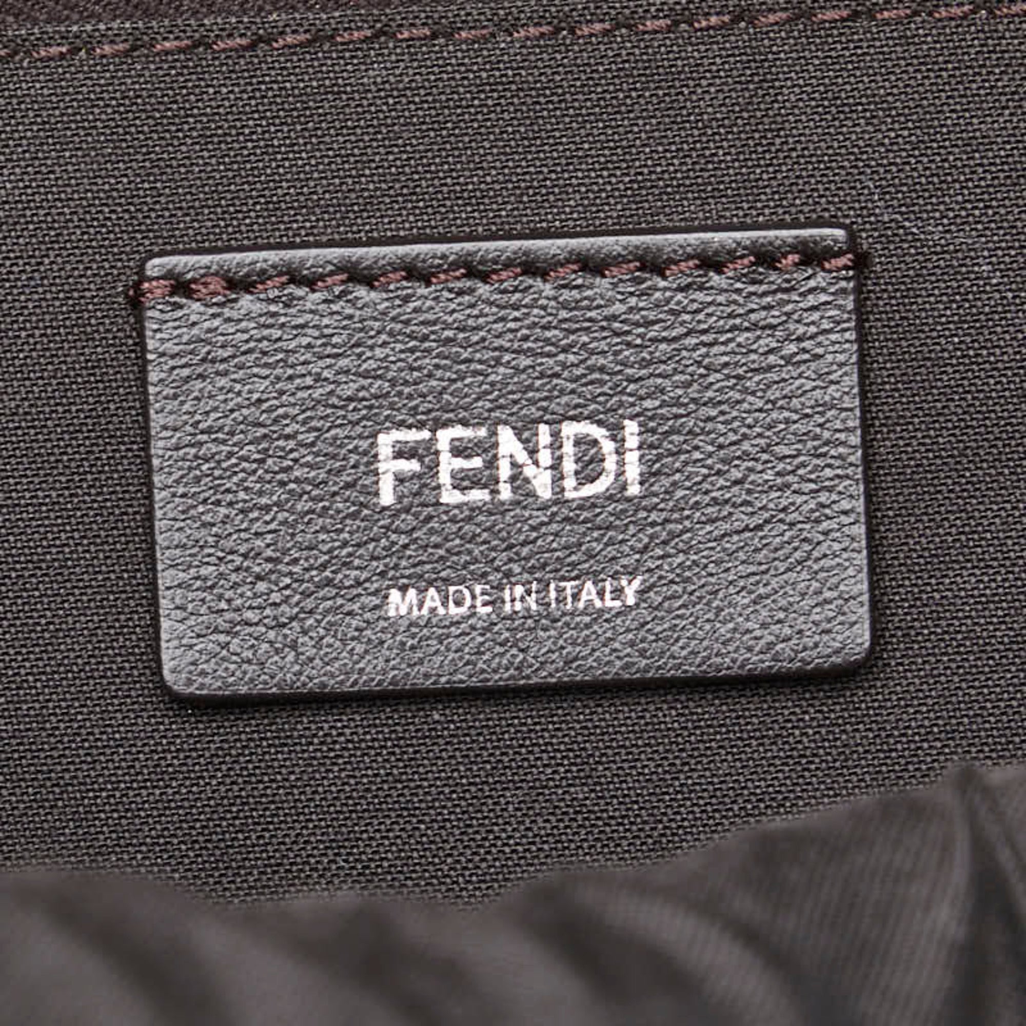 Fendi Red Color Leather Backpack