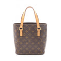 Louis Vuitton Brown Coated Canvas Leather Handbag