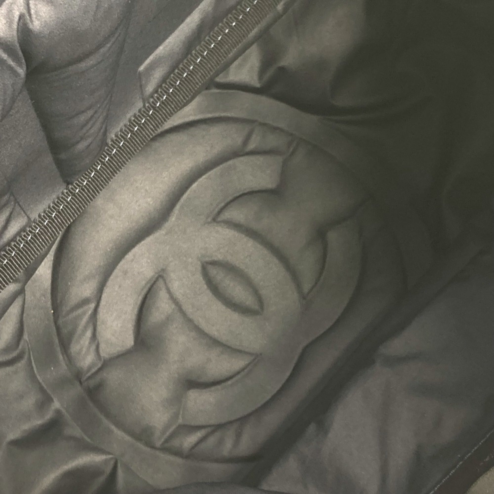 Chanel White Nylon Shoulder Bag