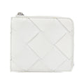 Bottega Veneta White Leather Wallet (Bi-Fold)