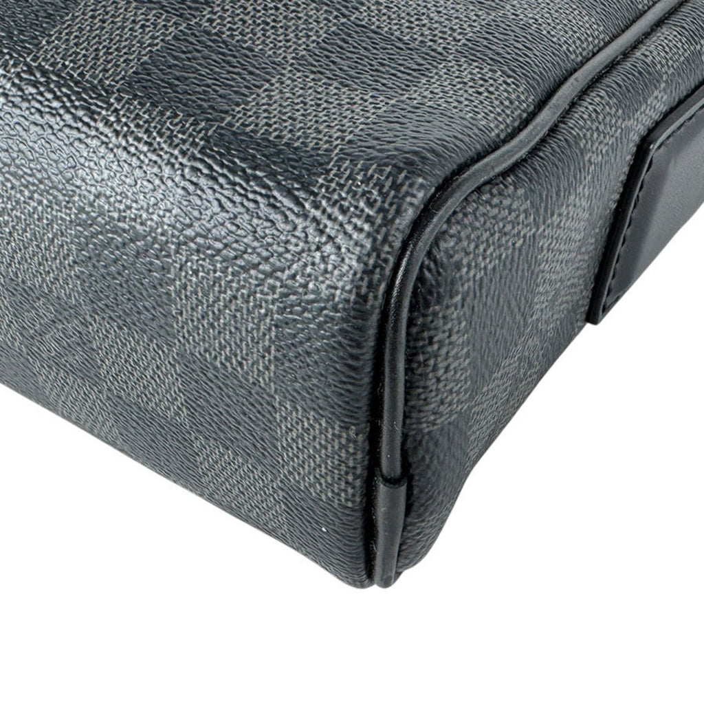 Louis Vuitton Black Damier Graphite Shoulder Bag