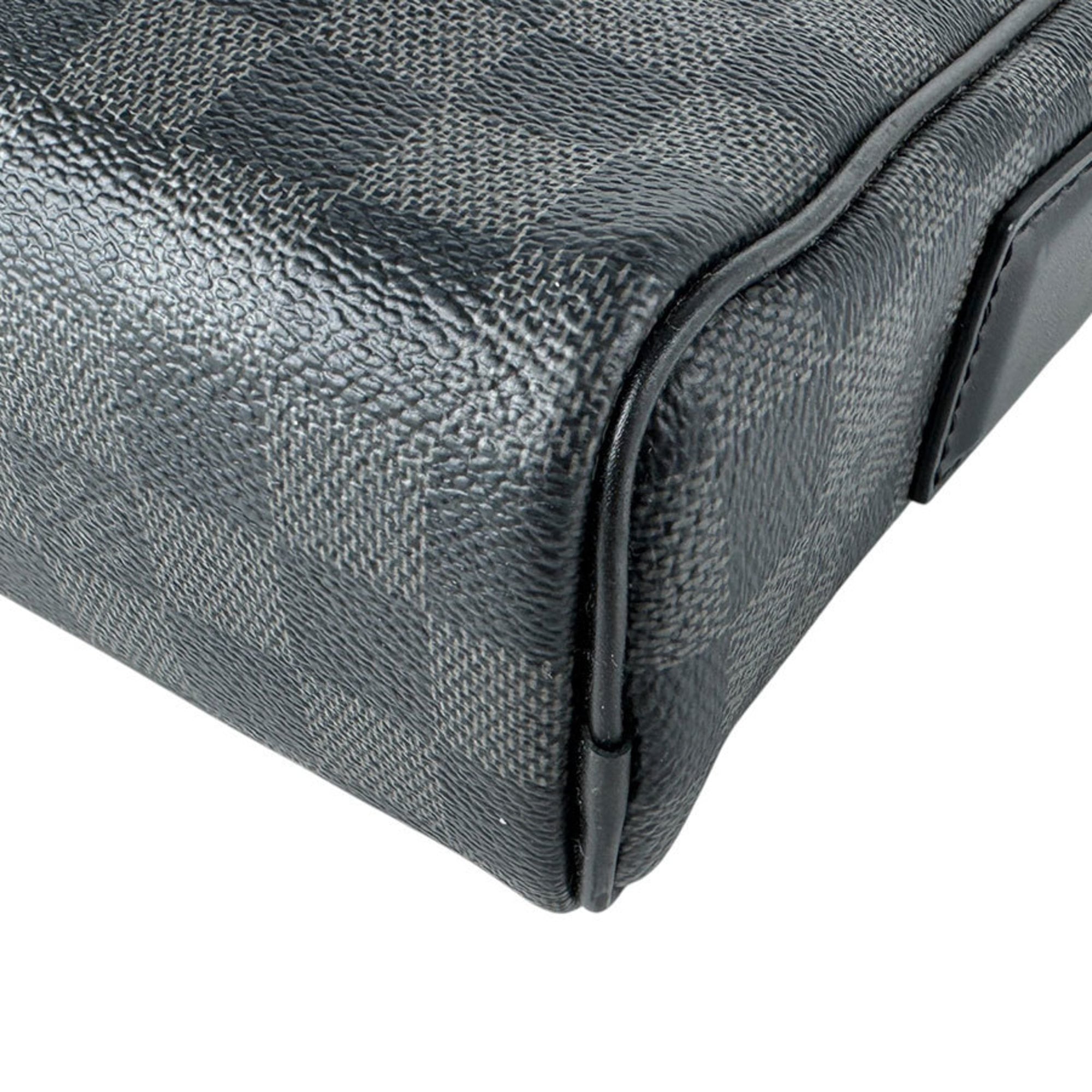 Louis Vuitton Black Damier Graphite Shoulder Bag