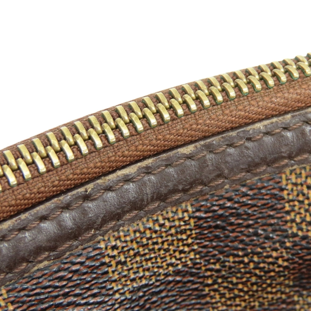 Louis Vuitton Damier Brown Damier Canvas Ebene Damier Canvas Leather Shoulder Bag