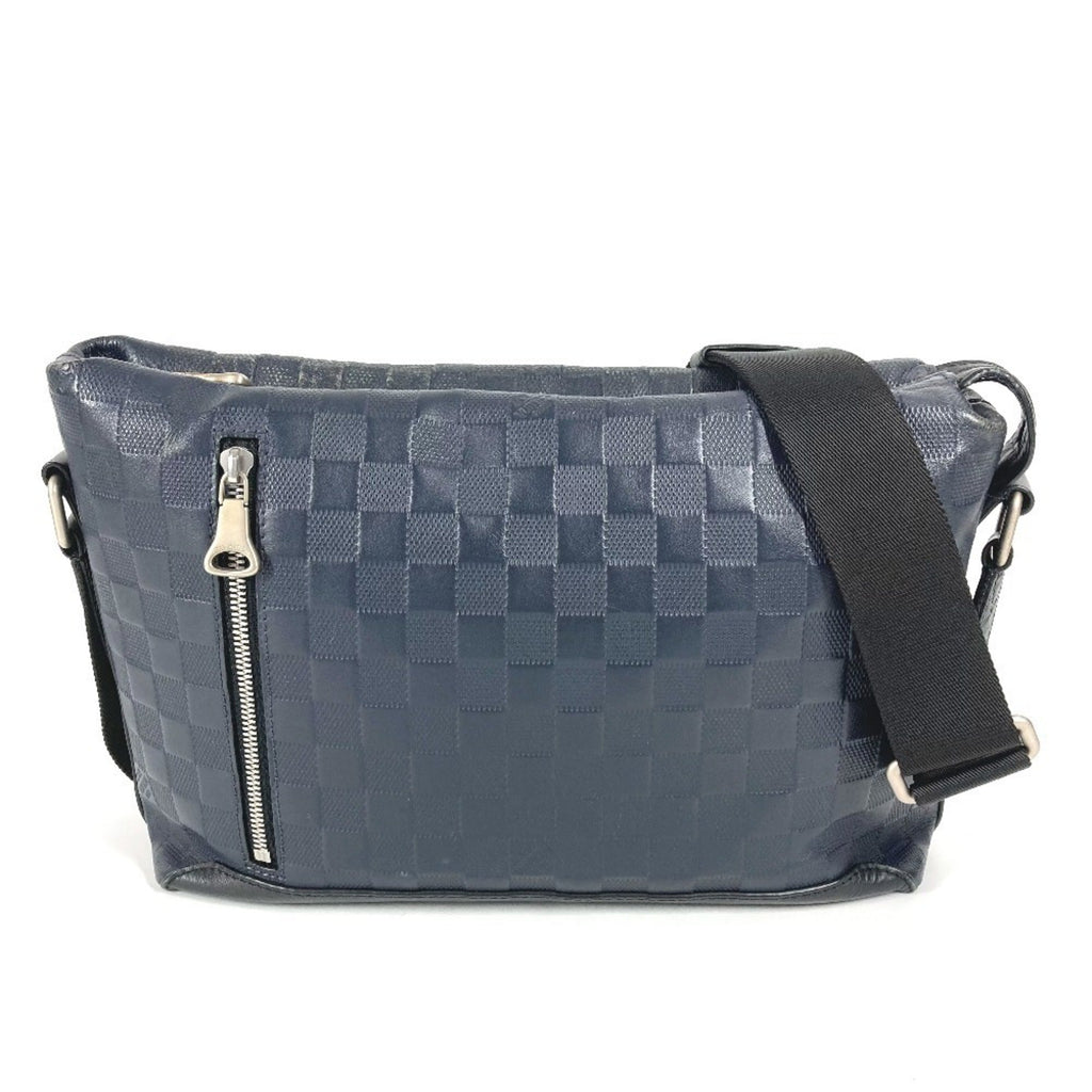 Louis Vuitton Black Galle Navy Damier Infini Shoulder Bag