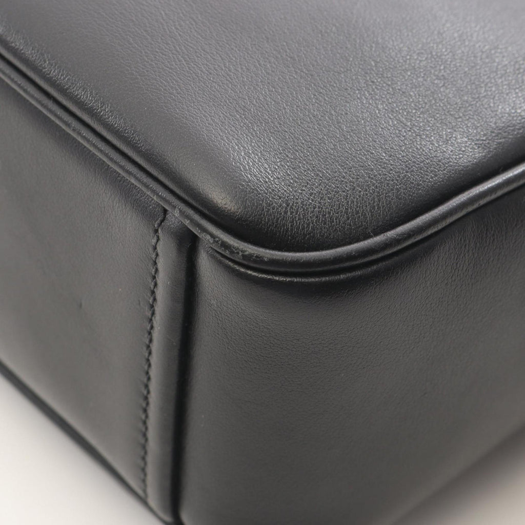 Prada Black Pink White Leather Shoulder Bag