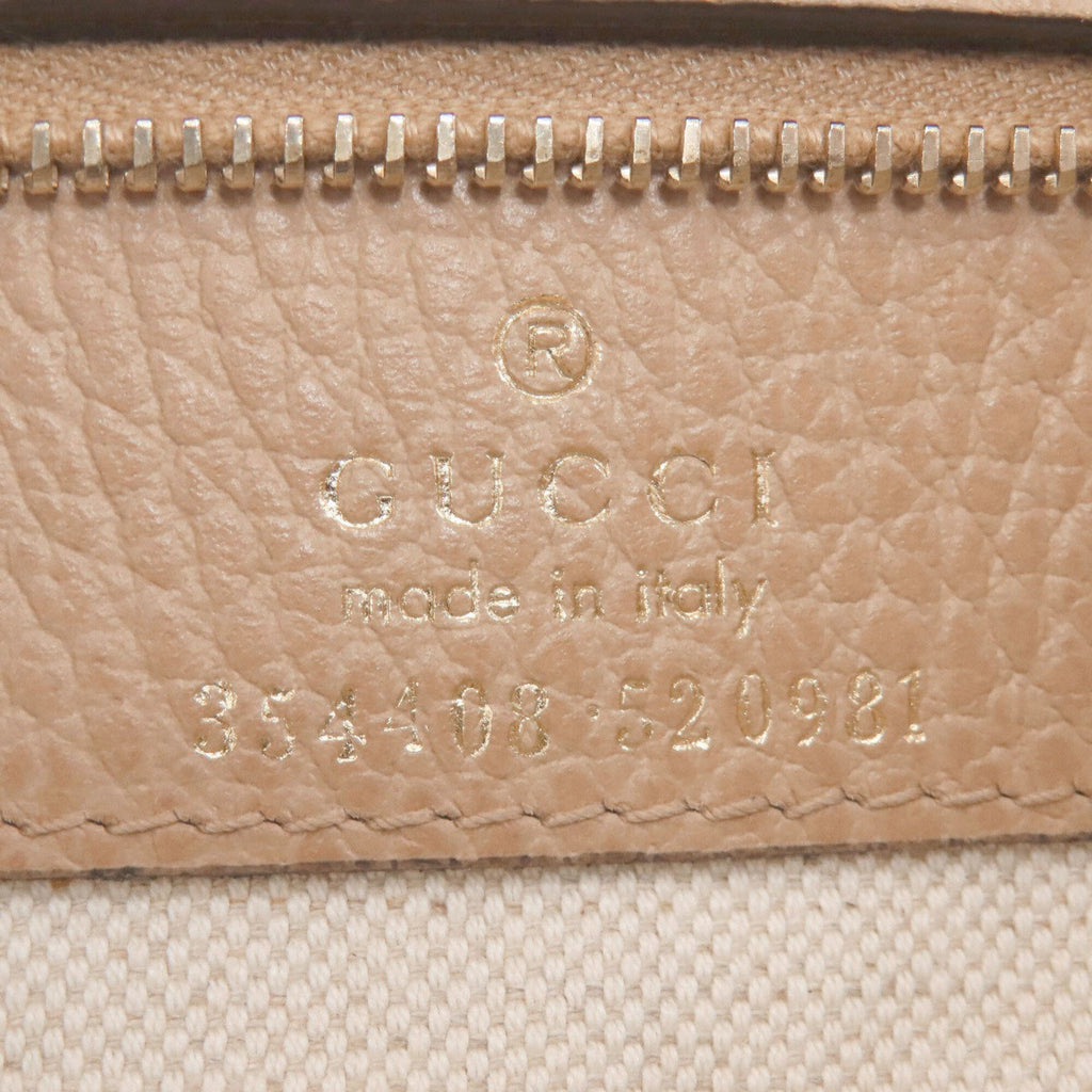 Gucci Beige Canvas Tote Bag (Pre-Owned)