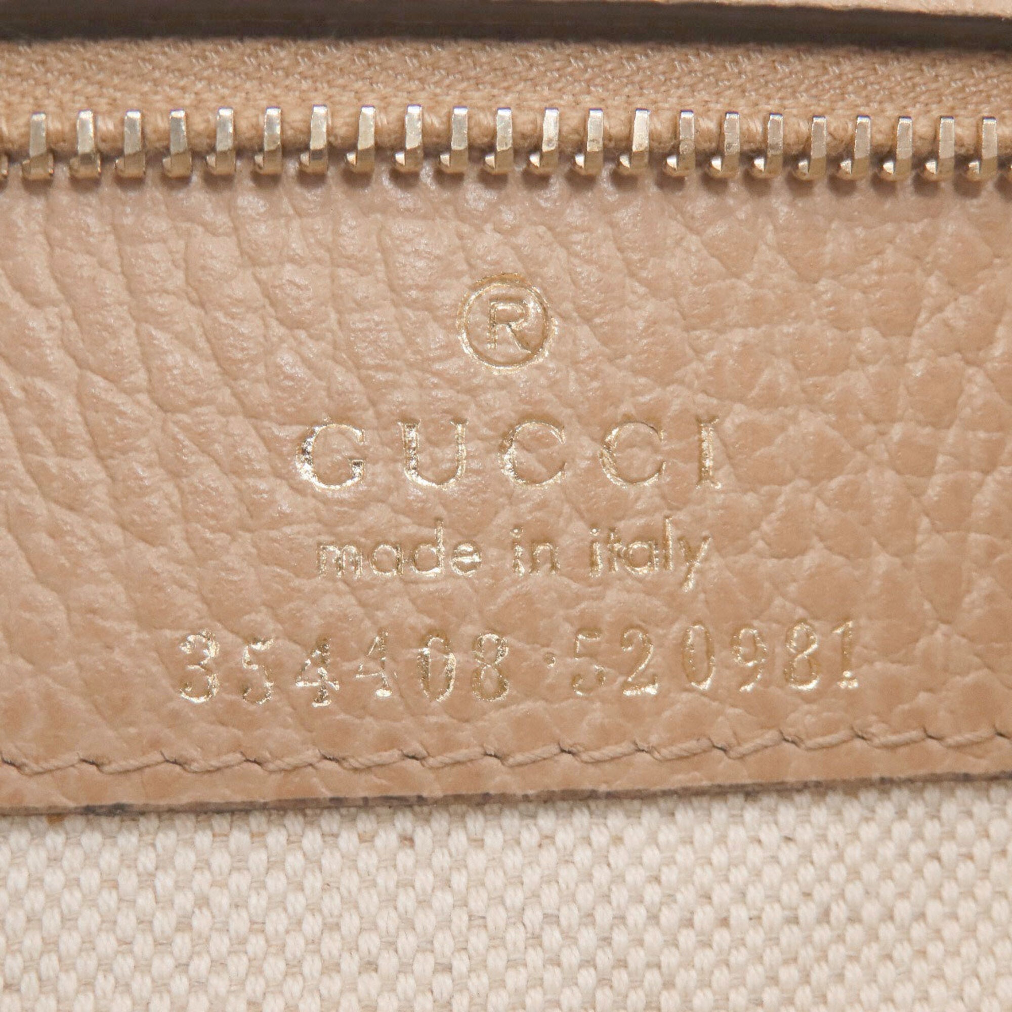 Gucci Beige Canvas Tote Bag (Pre-Owned)