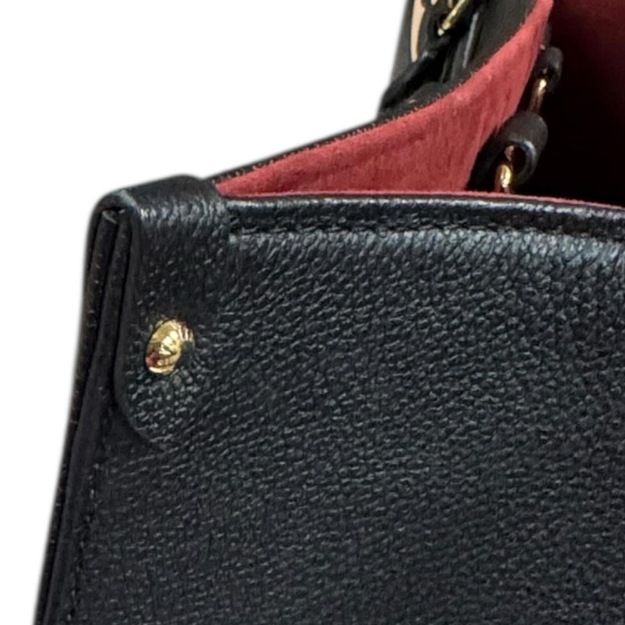 Louis Vuitton Beige Black Monogram Empreinte Shoulder Bag
