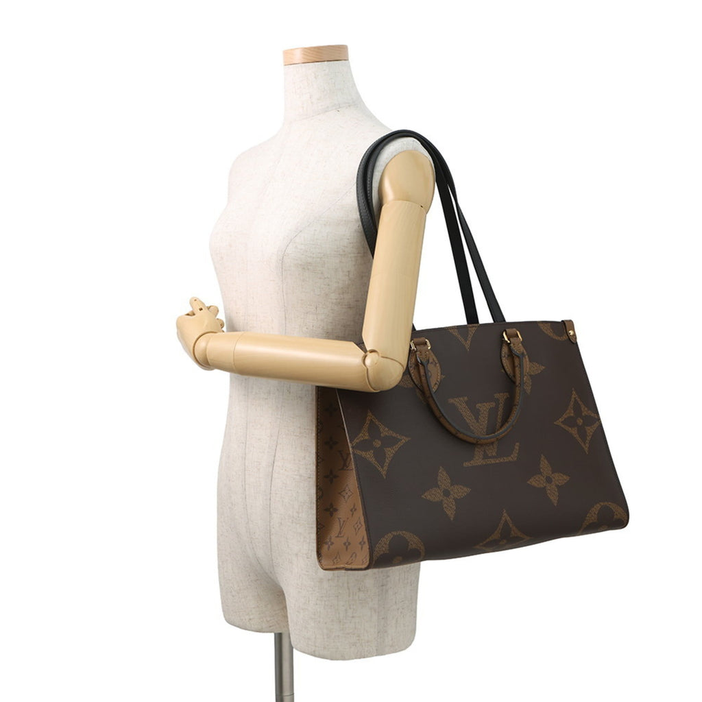 Louis Vuitton Monogram Reverse Red Color Monogram Reverse Handbag Shoulder Bag Tote Bag