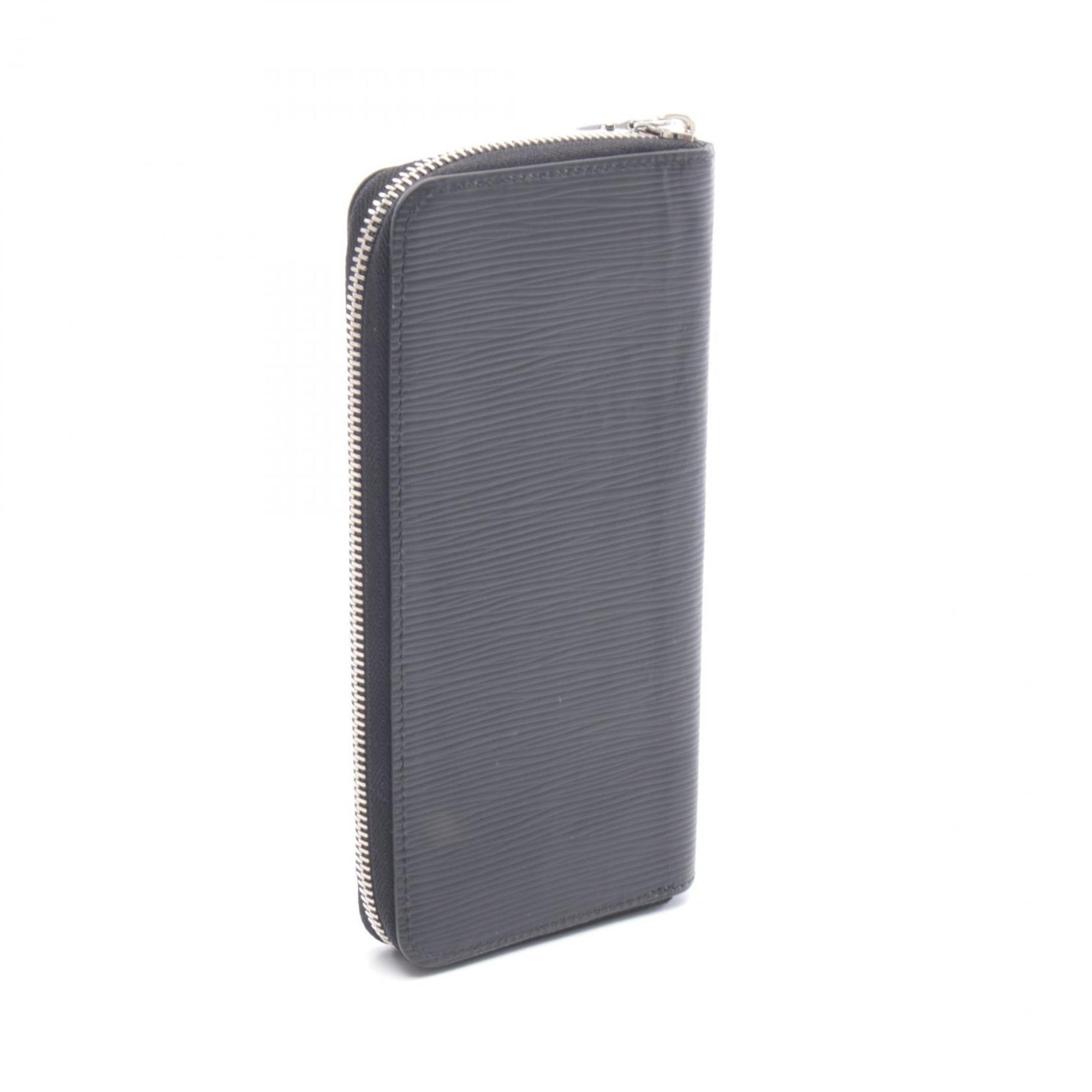 Louis Vuitton Black Noir Epi Leather Long Wallet