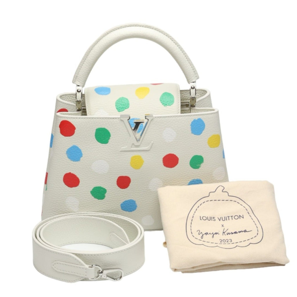Louis Vuitton White Handbag Shoulder Bag