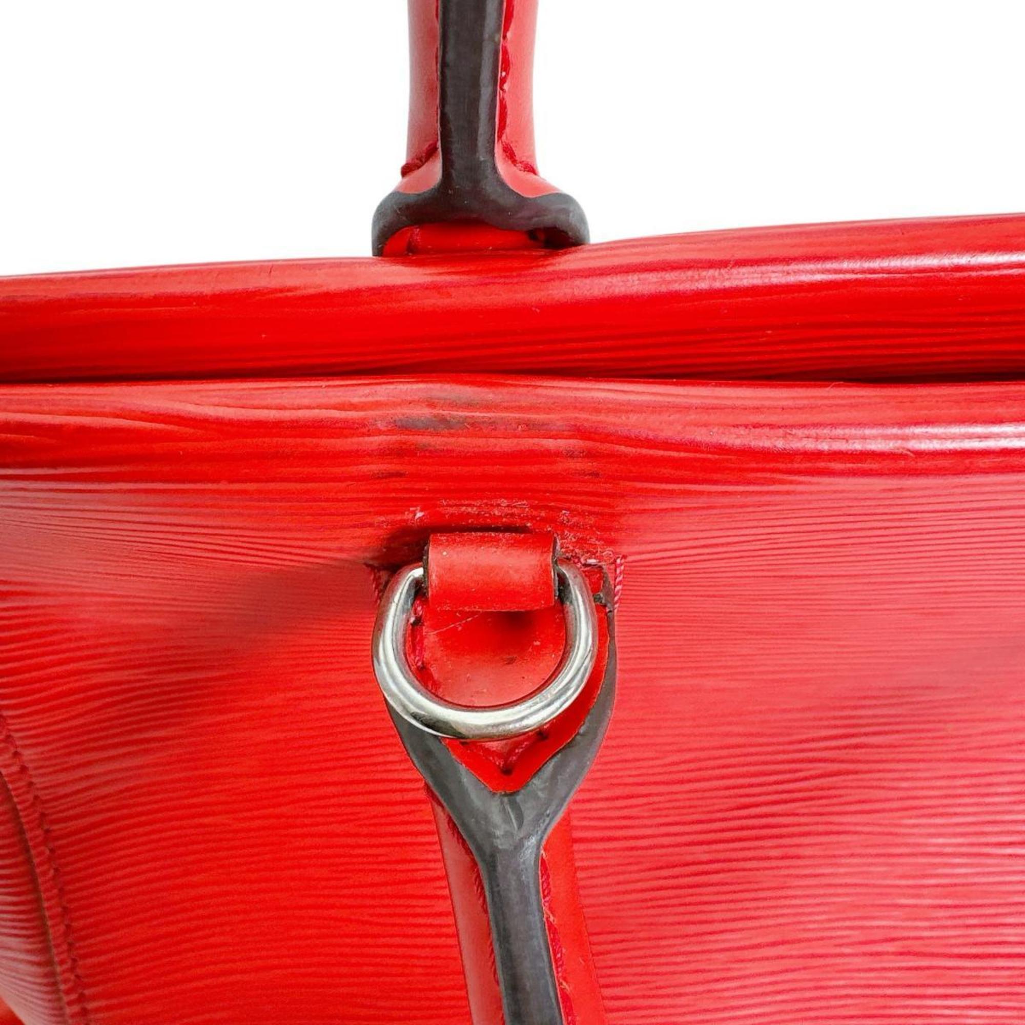 Louis Vuitton Red Color Epi Leather Handbag