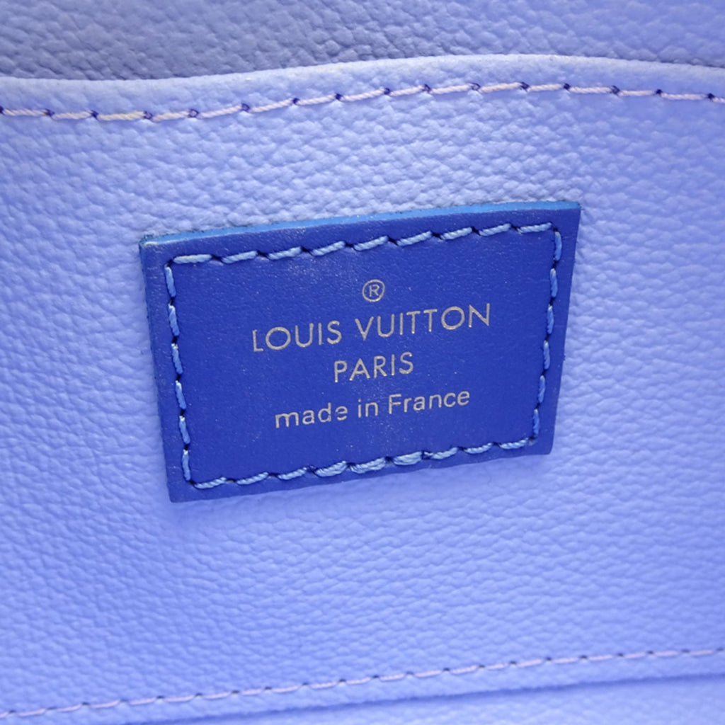 Louis Vuitton Blue White Pochette Pouch