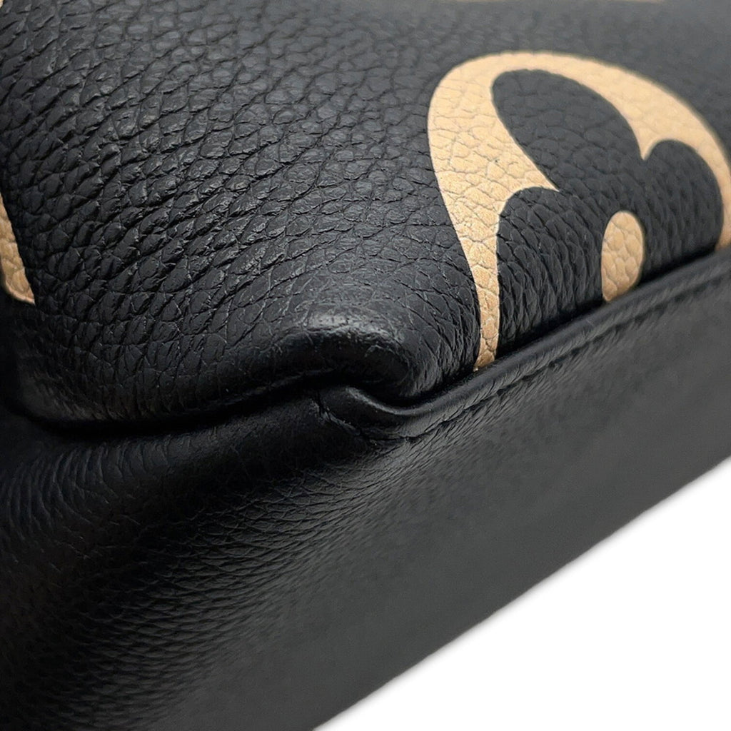 Louis Vuitton Monogram Empreinte Beige Bicolor Black Noir Monogram Empreinte Handbag