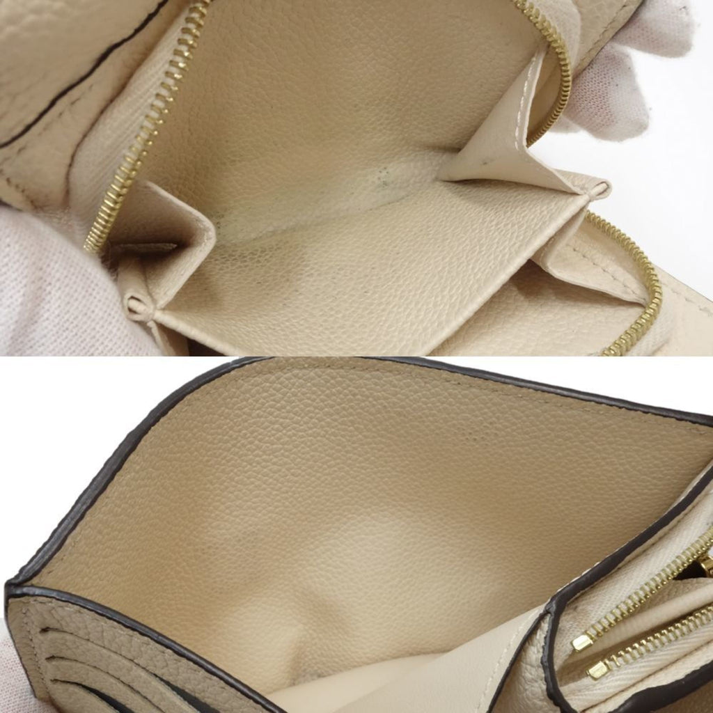 Louis Vuitton Monogram Empreinte Leather Wallet (Tri-Fold)