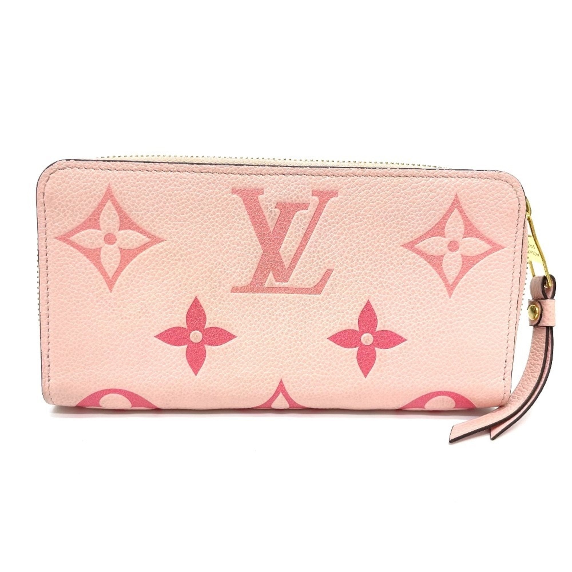 Louis Vuitton Monogram Empreinte Pink Monogram Empreinte Long Wallet