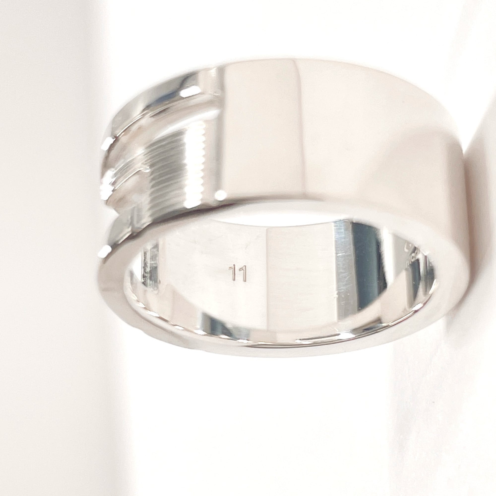 Gucci Silver Silver 925 Band Ring (Pre-Owned)
