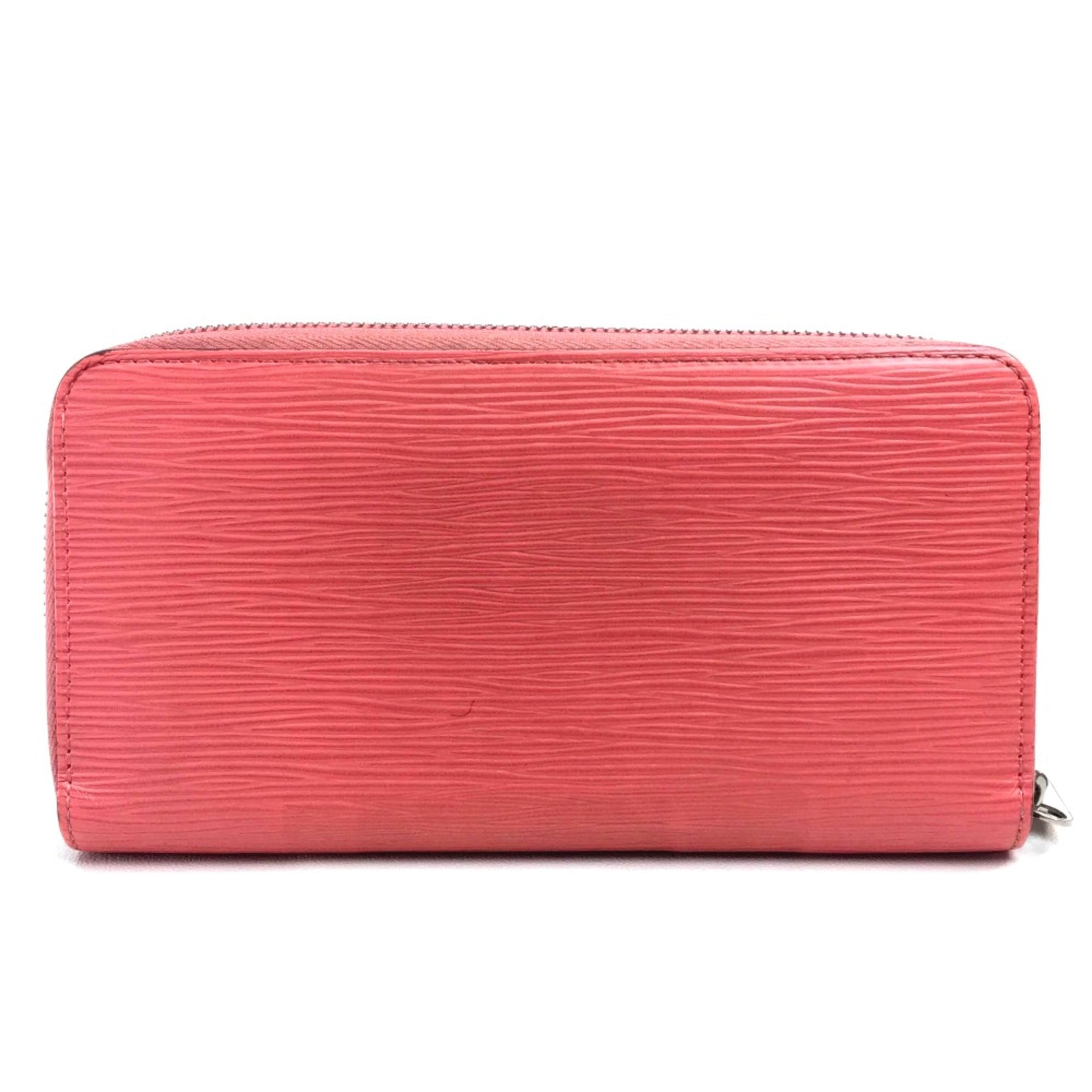 Louis Vuitton Pink Leather Long Wallet