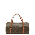 Louis Vuitton Monogram Brown Pvc Leather Handbag