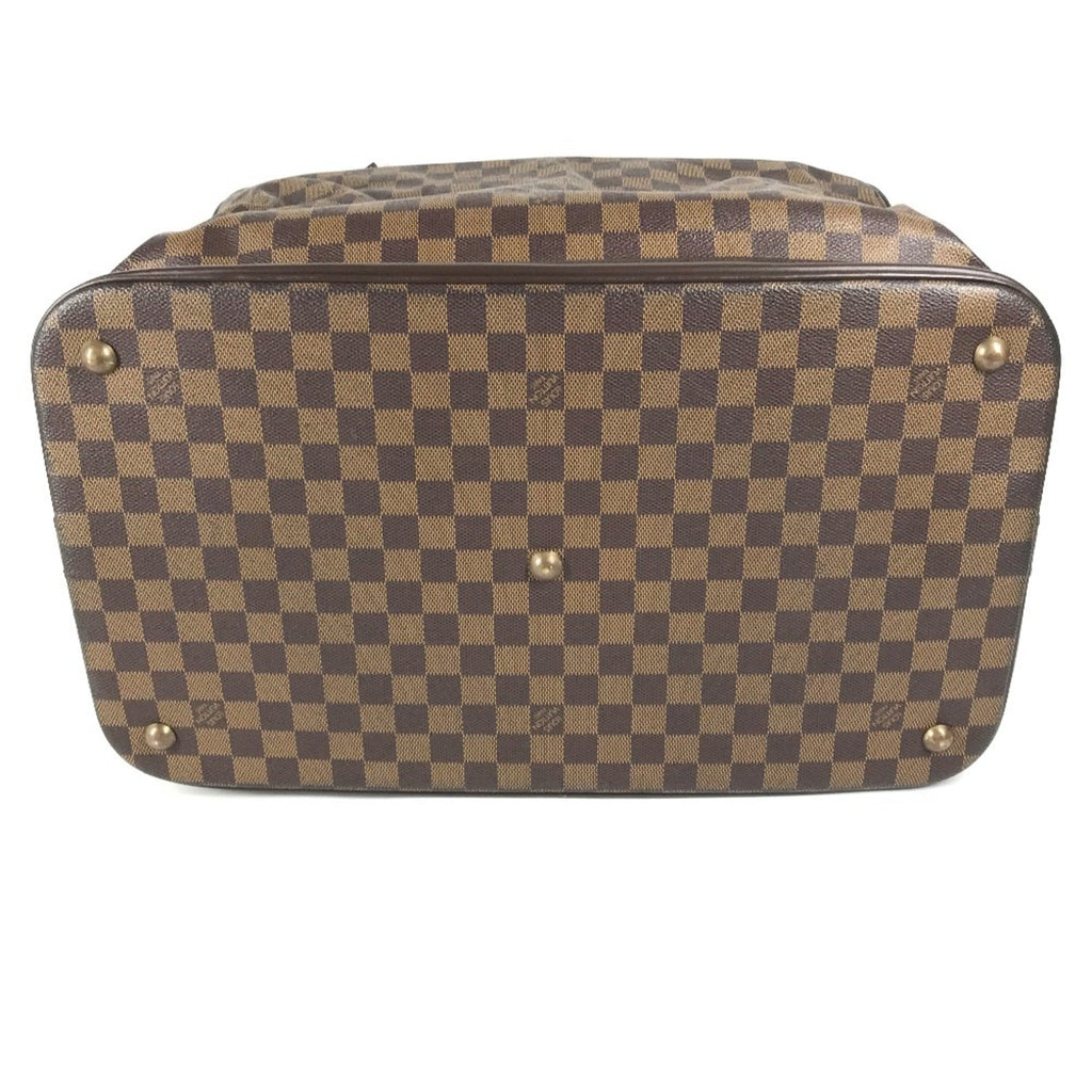 Louis Vuitton Damier Brown Ebene Damier Canvas Boston Bag Handbag