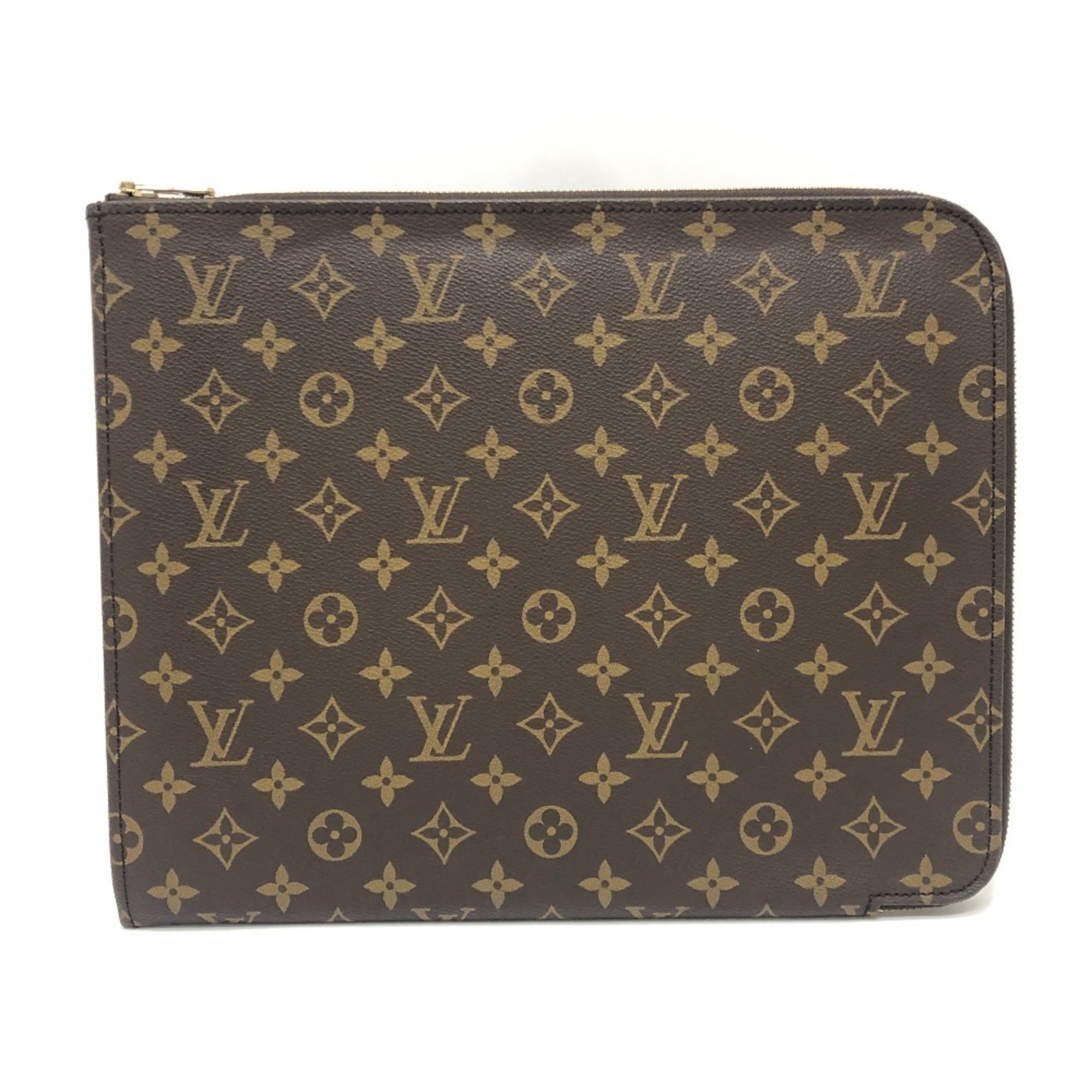 Louis Vuitton Brown Clutch Bag