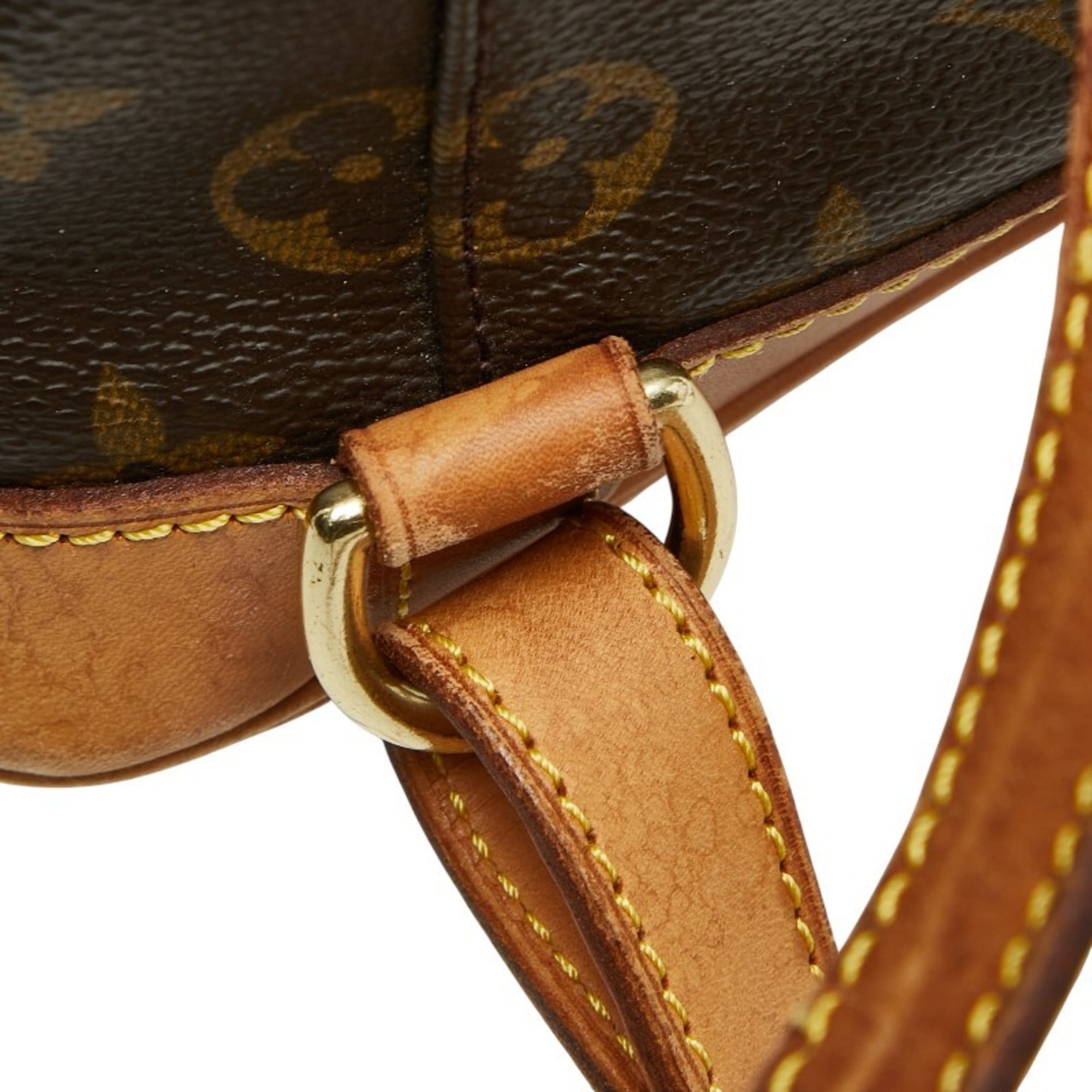 Louis Vuitton Brown Pvc Leather Backpack