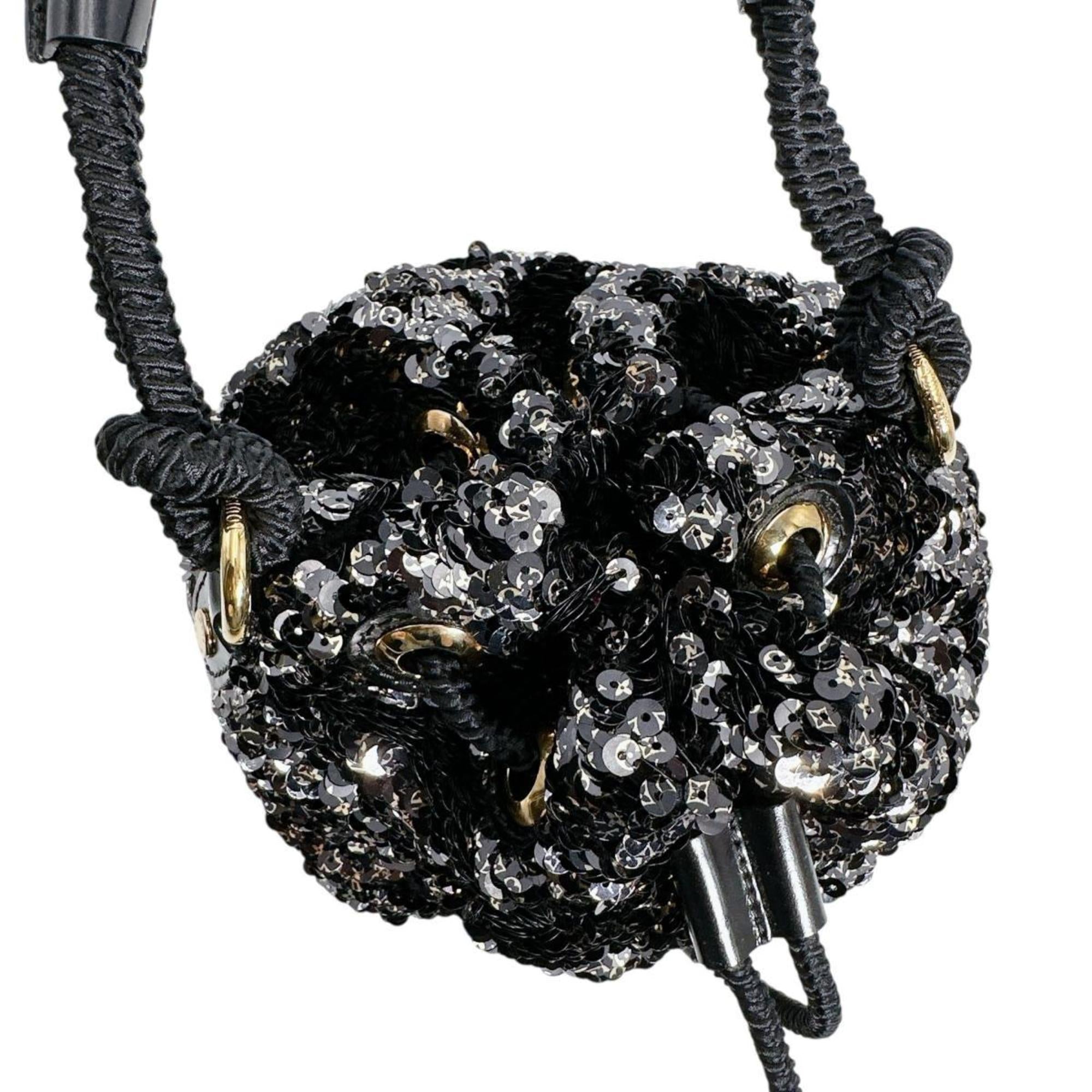 Louis Vuitton Black Spangles Handbag