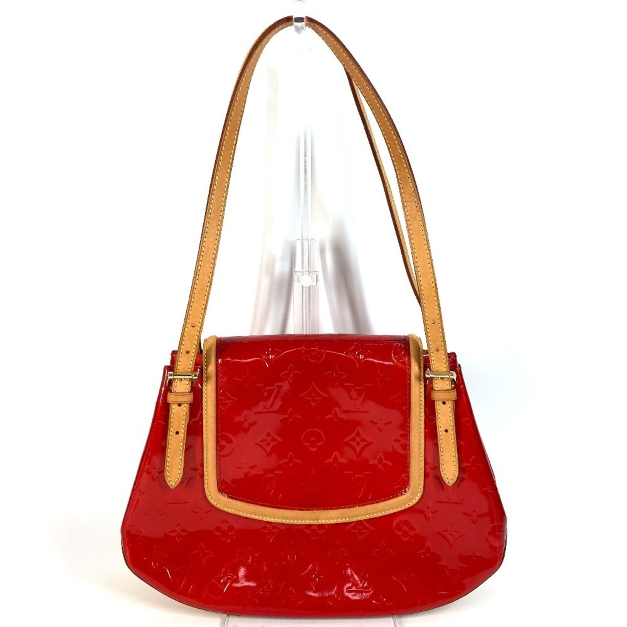 Louis Vuitton Monogram Vernis Red Color Rouge Monogram Vernis Shoulder Bag