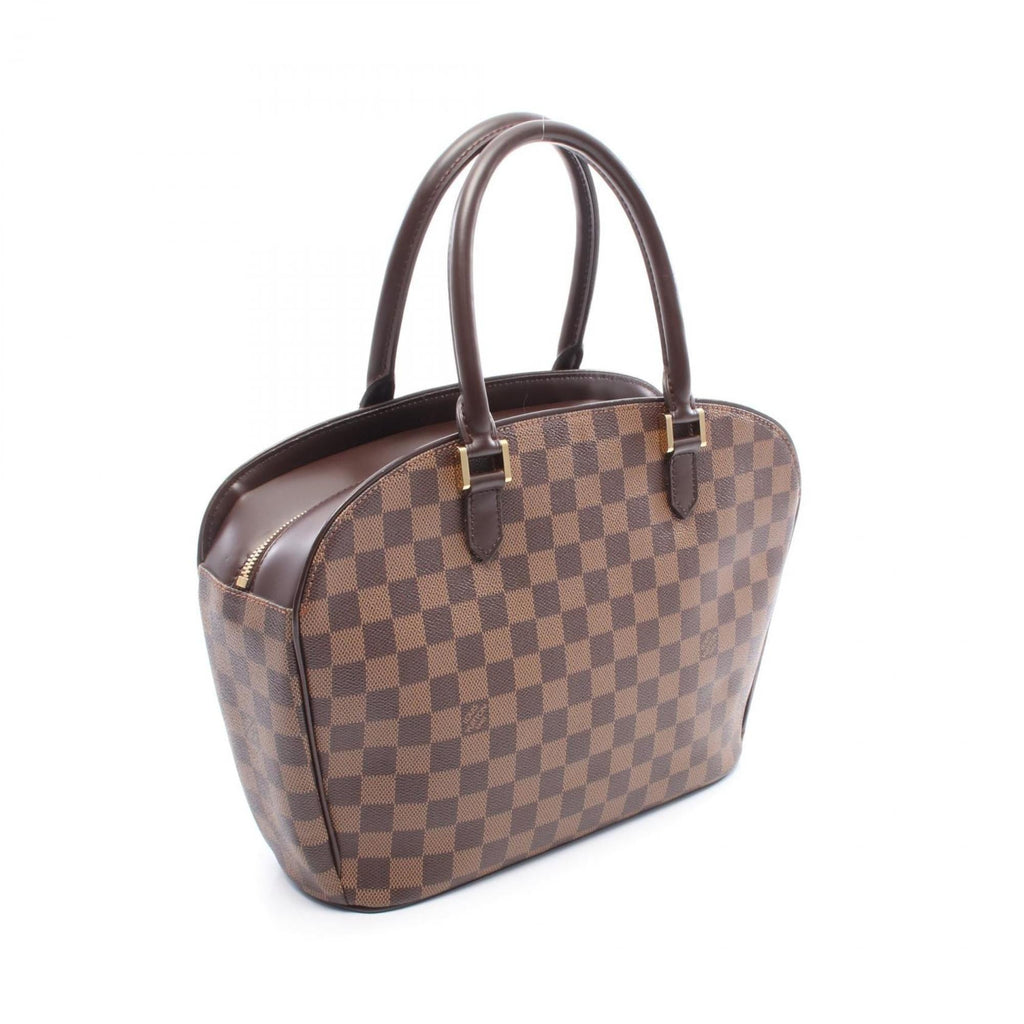 Louis Vuitton Brown Ebene Coated Canvas Leather Handbag