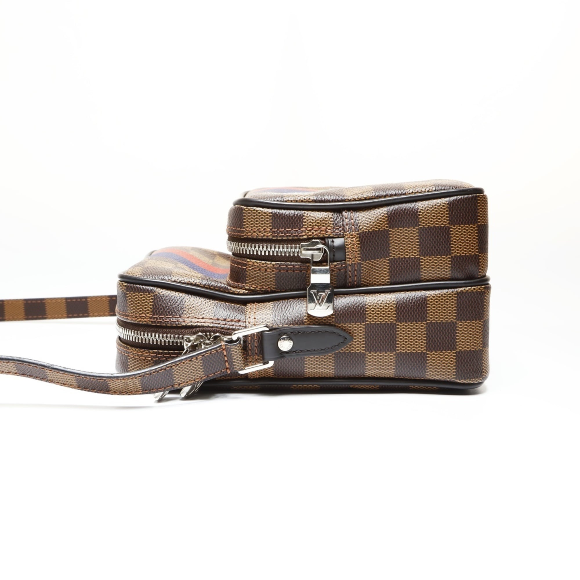 Louis Vuitton Brown Clear Damier Canvas Shoulder Bag
