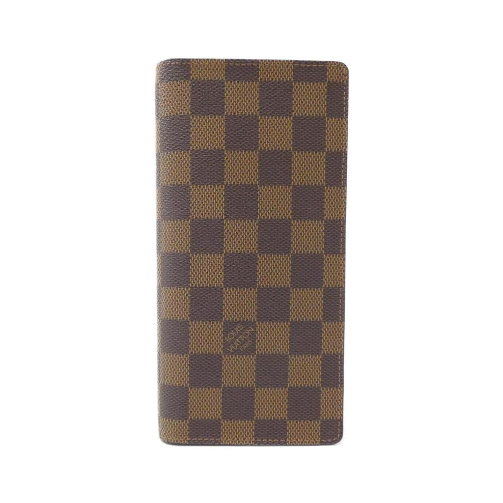 Louis Vuitton Damier Canvas Ebene Coated Canvas Long Wallet