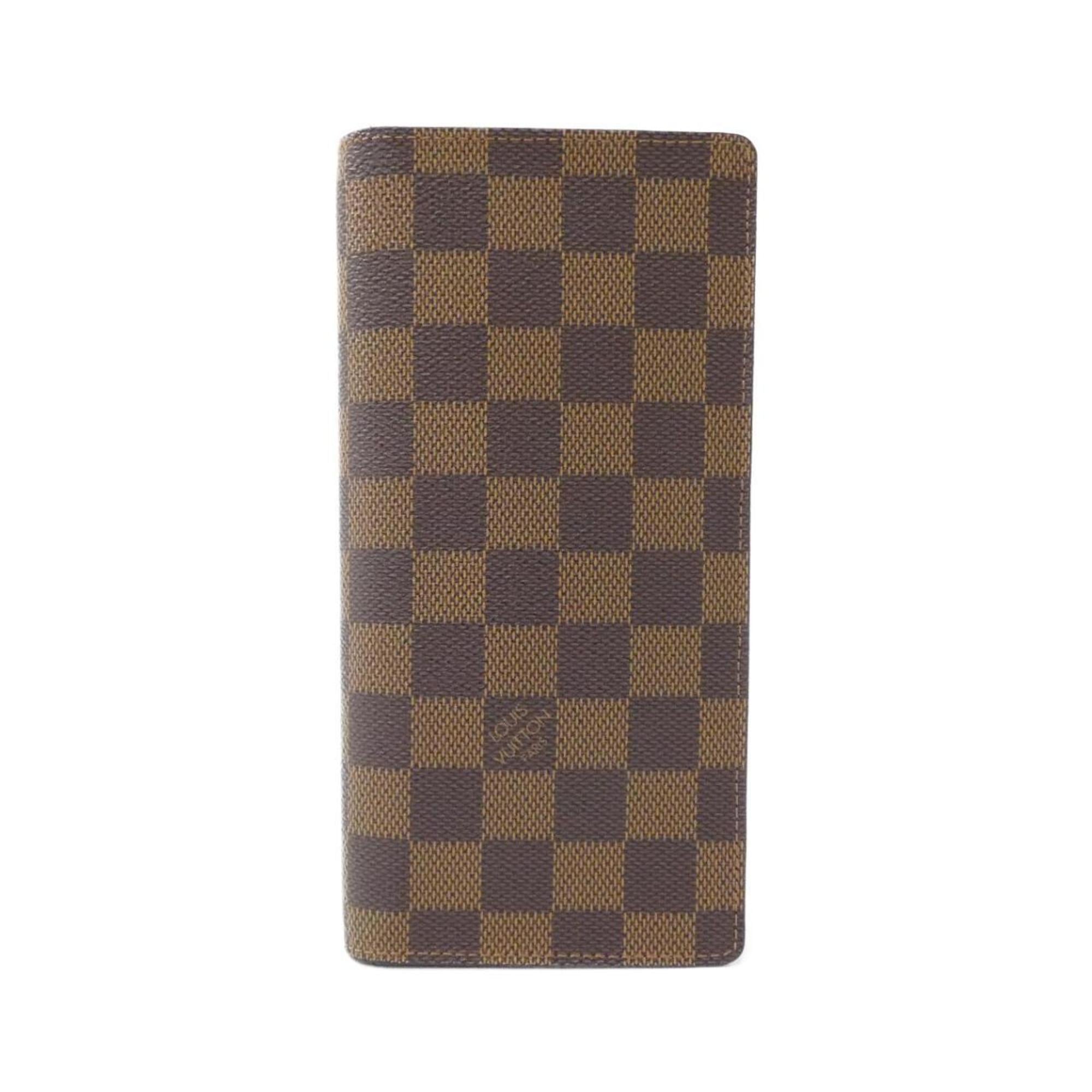 Louis Vuitton Damier Canvas Ebene Coated Canvas Long Wallet