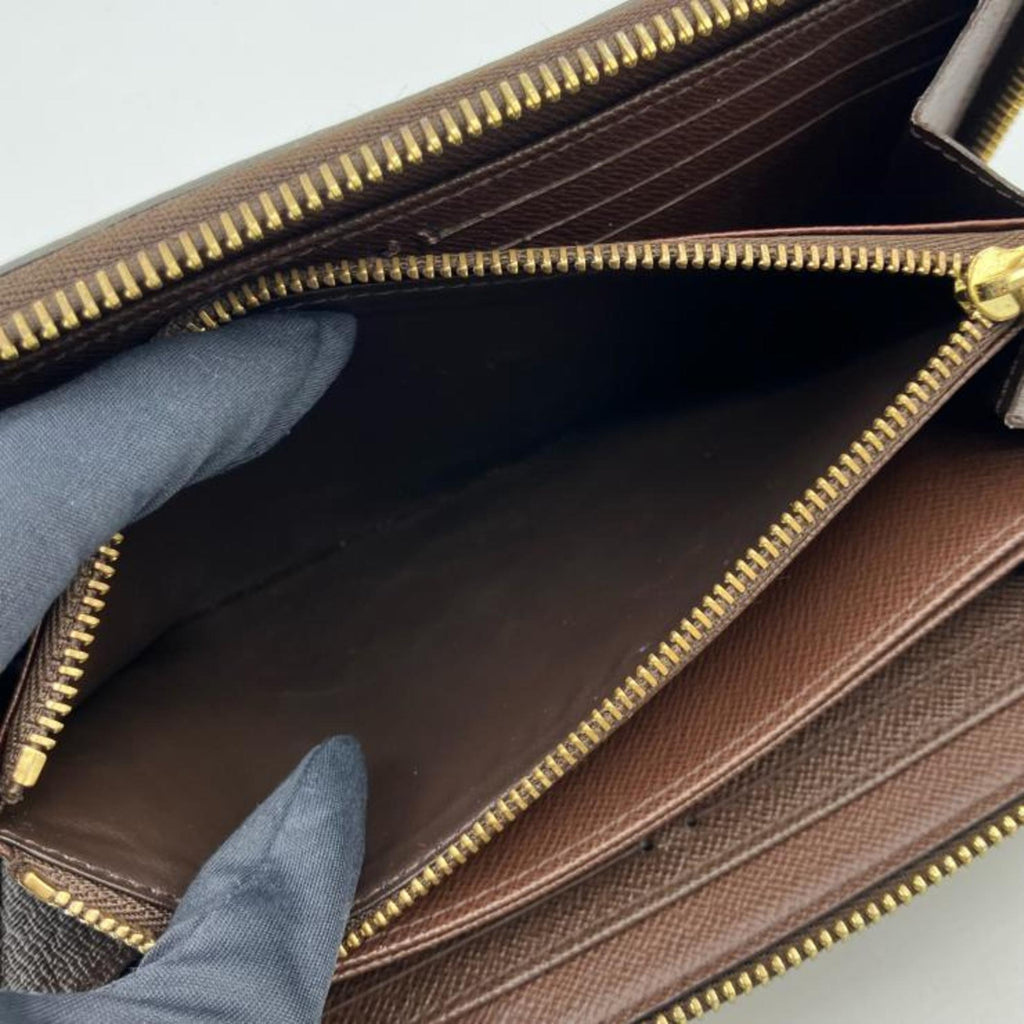 Louis Vuitton Brown Damier Canvas Damier Canvas Long Wallet