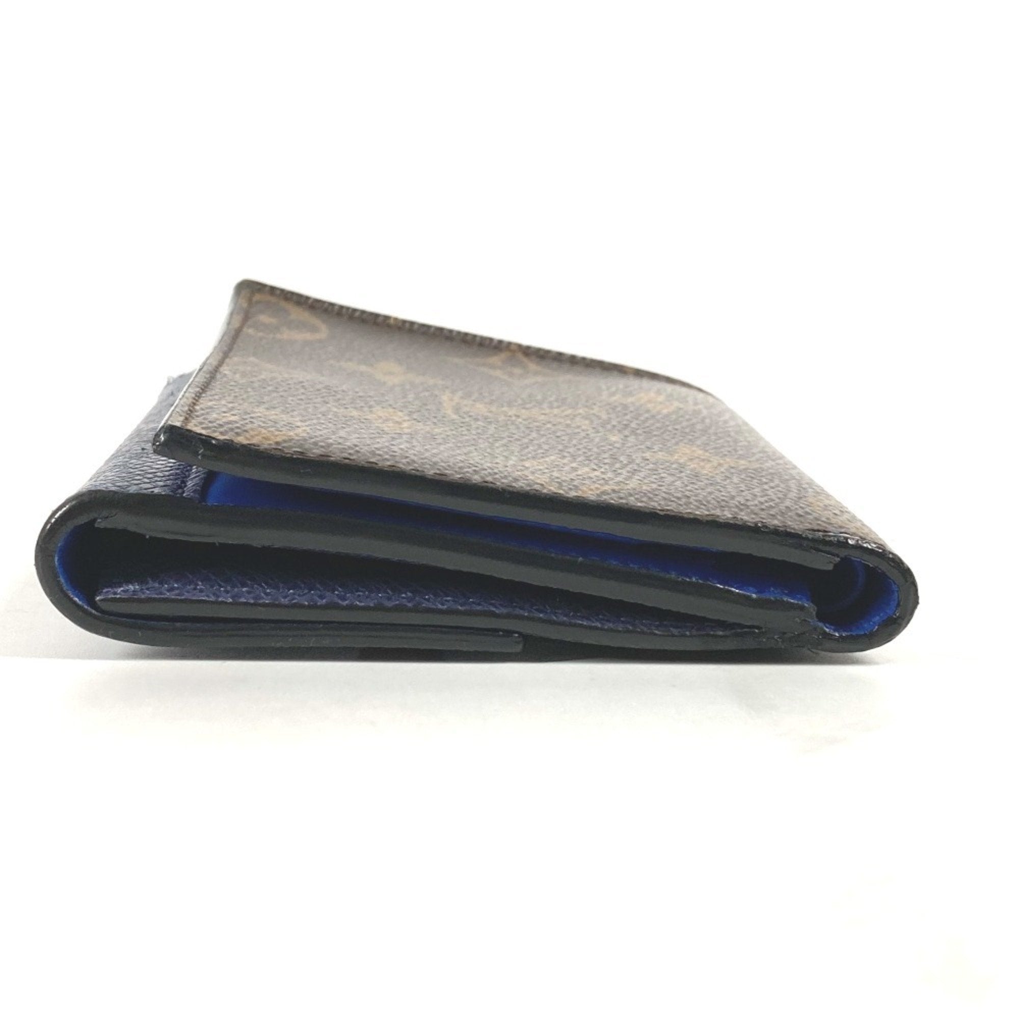 Louis Vuitton Blue Brown Monogram Wallet