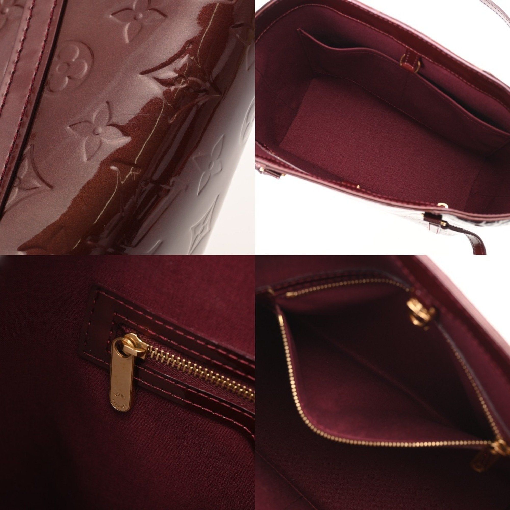 Louis Vuitton Rouge Fauviste Monogram Vernis Handbag