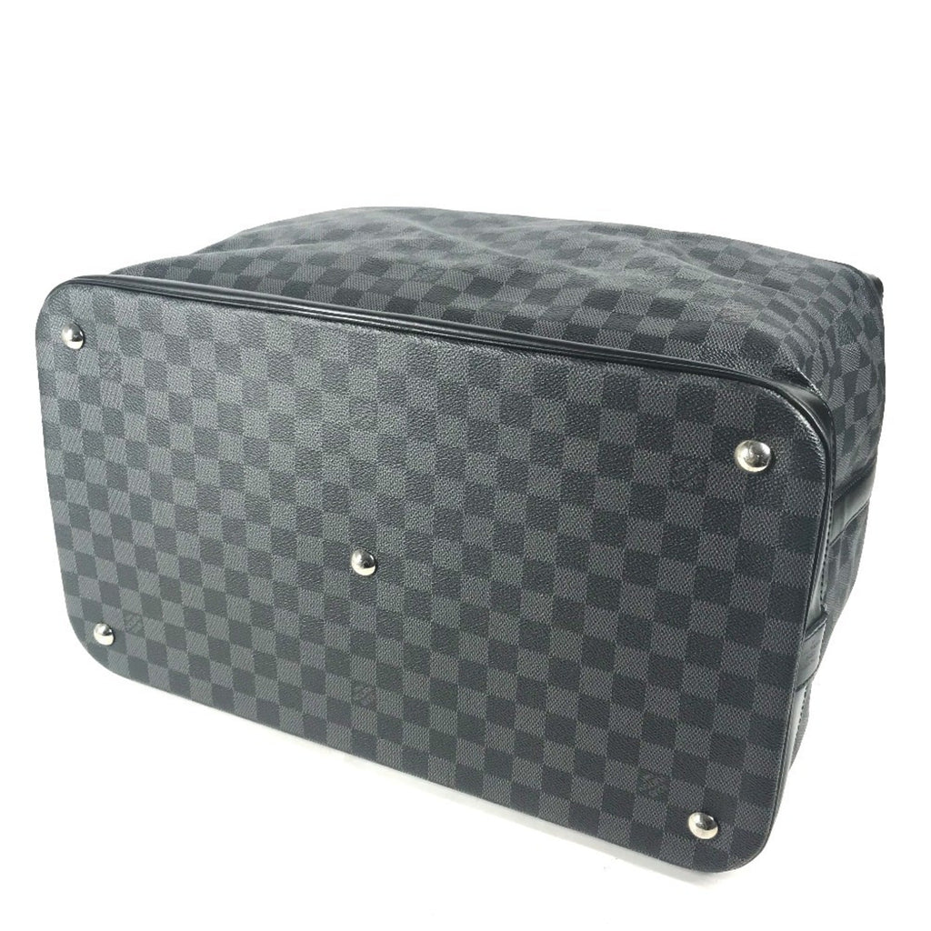 Louis Vuitton Black Damier Graphite Boston Bag Handbag