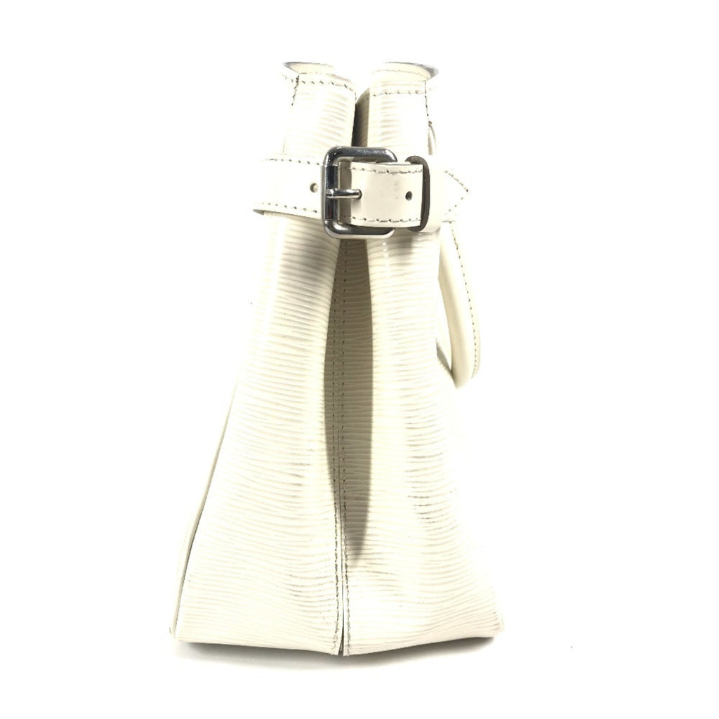 Louis Vuitton Epi White Epi Leather Handbag Tote Bag