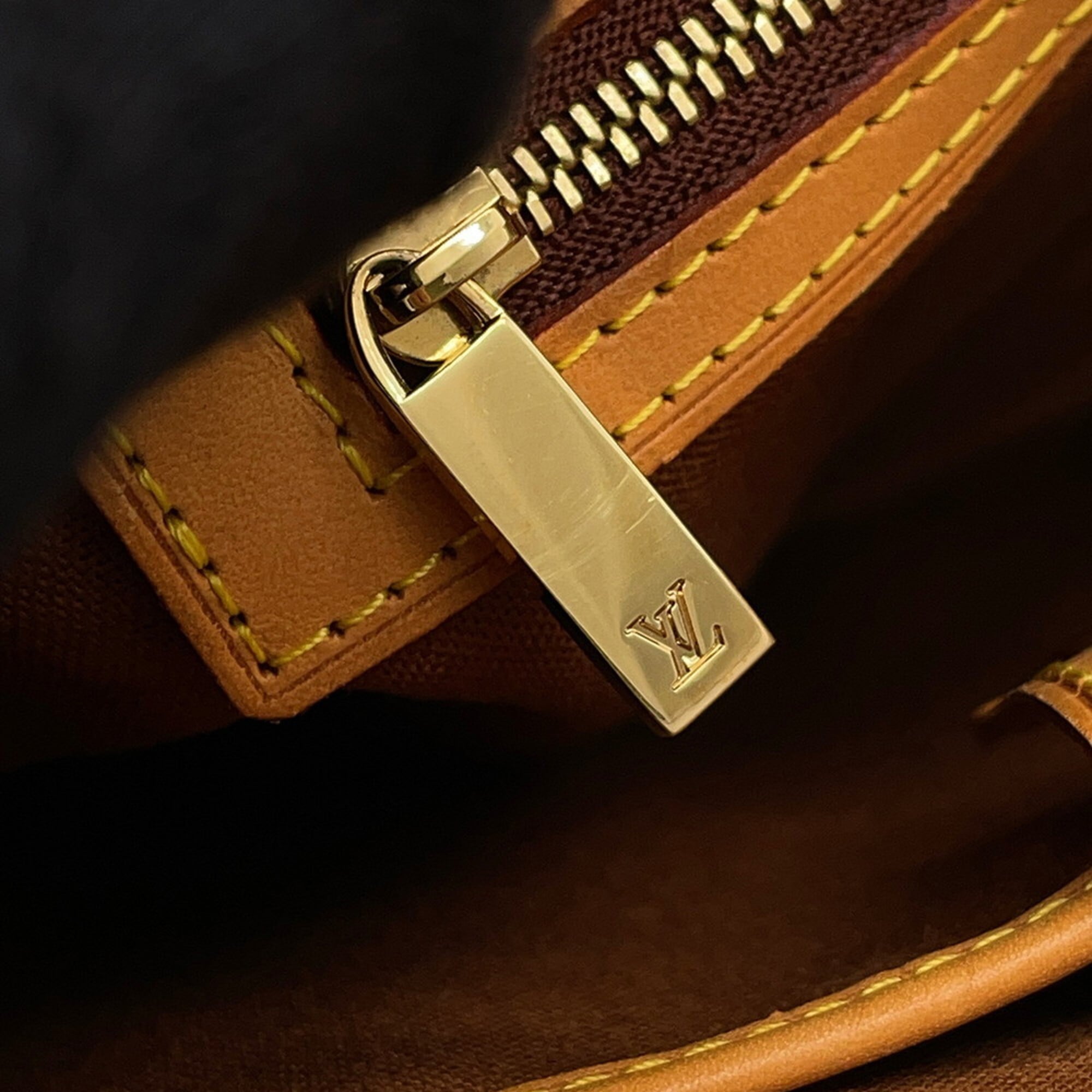 Louis Vuitton Brown Monogram Handbag Shoulder Bag Tote Bag