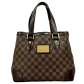Louis Vuitton Brown Leather Pvc Handbag Tote Bag