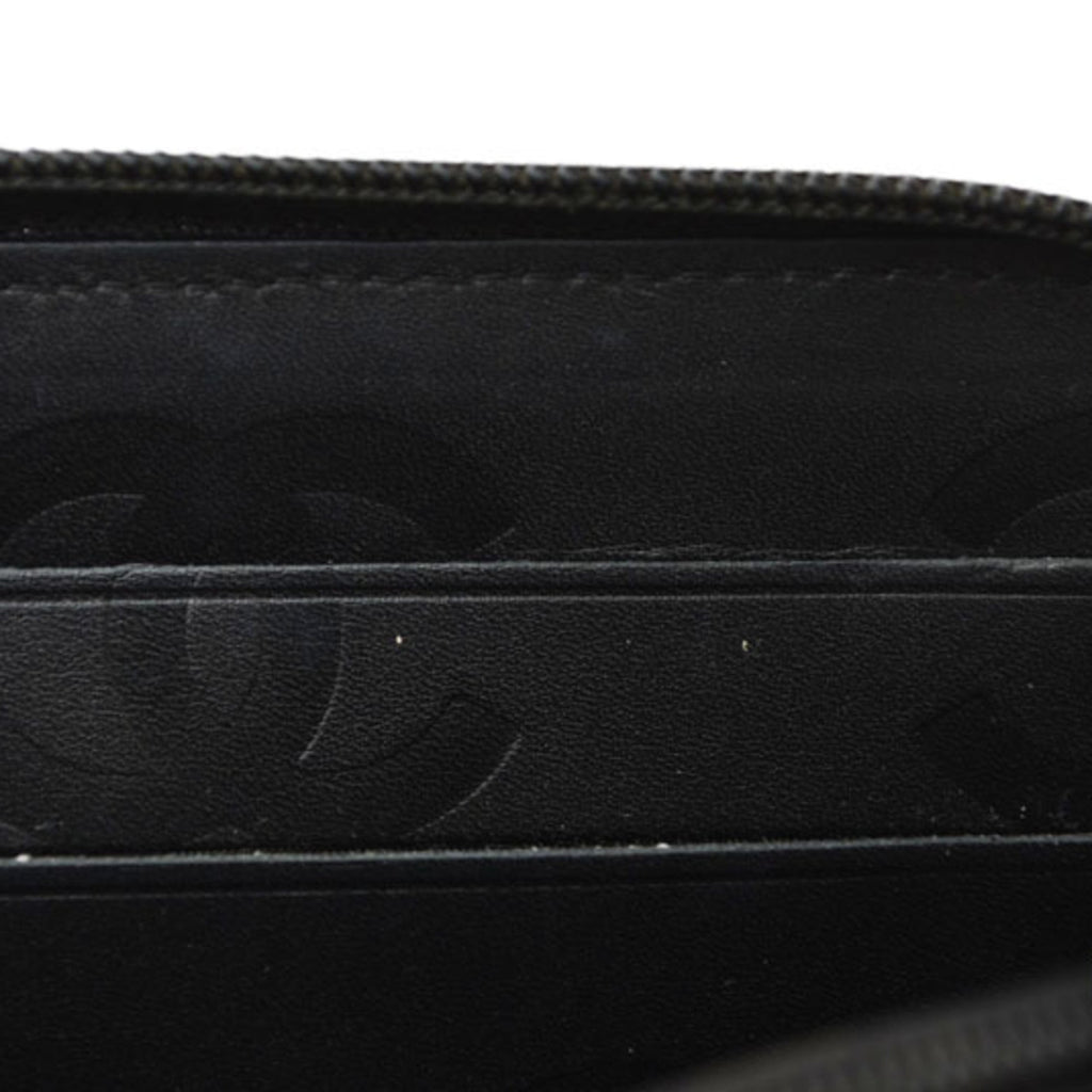 Chanel Black Cambon Ligne Long Wallet (Bi-Fold)