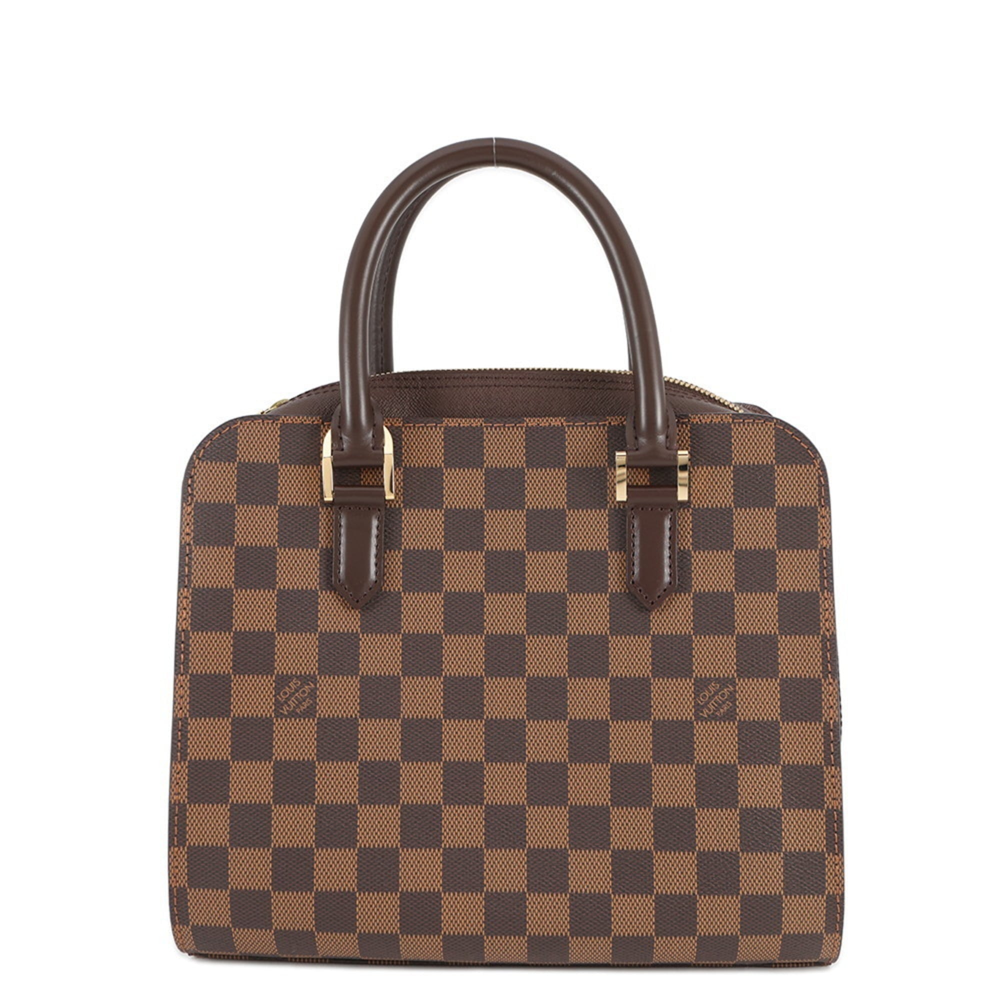 Louis Vuitton Red Color Coated Canvas Handbag