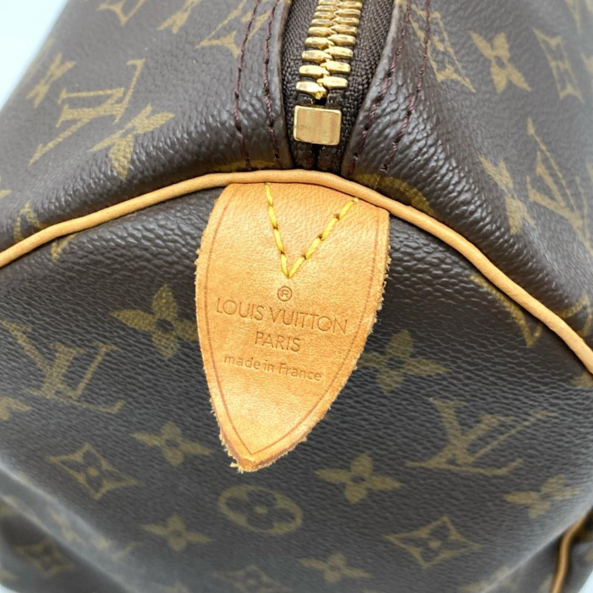 Louis Vuitton Brown Monogram Canvas Boston Bag