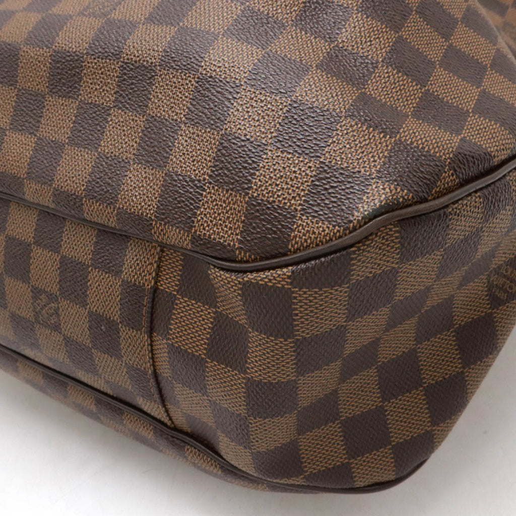 Louis Vuitton Brown Pvc Shoulder Bag Tote Bag