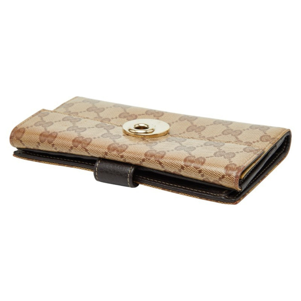 Gucci Beige Pvc Leather Coin Purse/Coin Case (Pre-Owned)