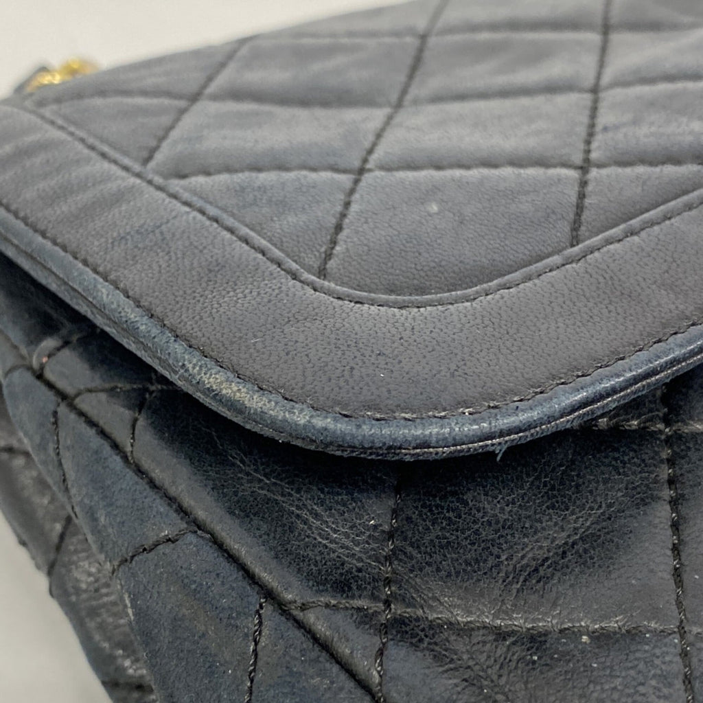 Chanel Black Leather Shoulder Bag